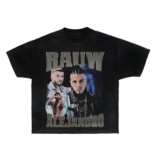 Rauw Alejandro 90s retro rap T Shirt