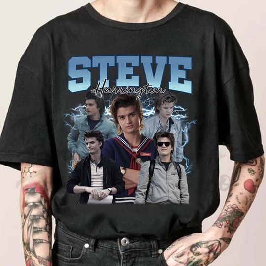 Vintage 90s Steve Harrington Shirt, Steve Harrington S4 Shirt