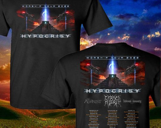 Hypocrisy Shirt Summer T Shirt World Tour 2022 T Shirt