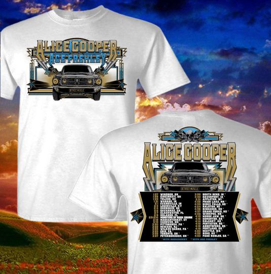 Alice Cooper Shirt Ace Frehley T Shirt World Tour 2022 Music Summer Tee