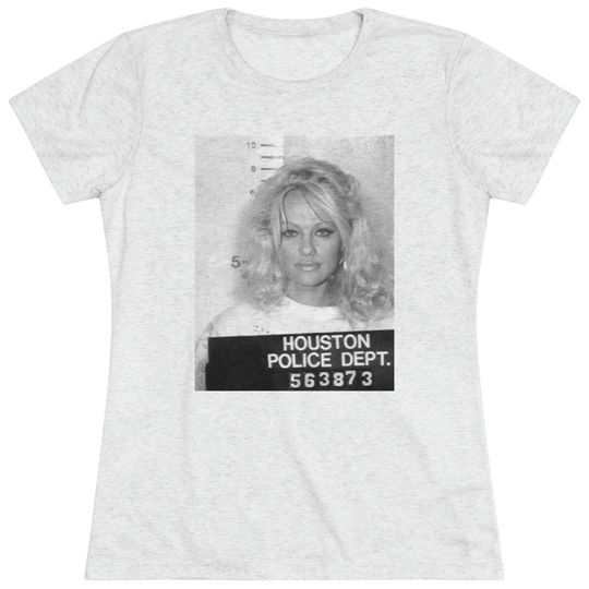 Pamela Anderson mugshot t-shirt