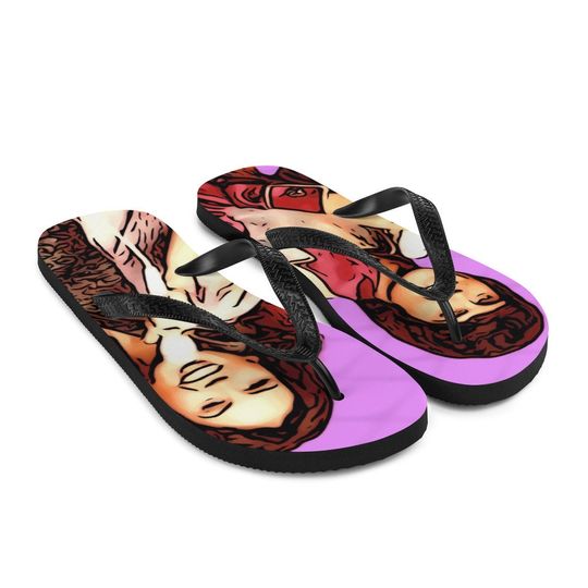Donny and Marie flip flops