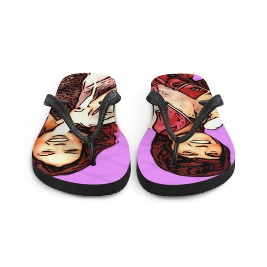 Donny and Marie flip flops