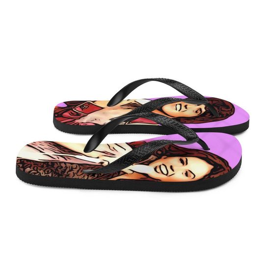 Donny and Marie flip flops