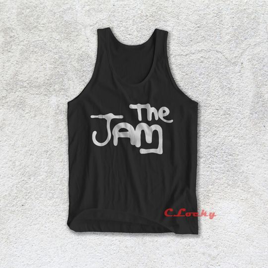 The Jam Tank Top English Mod Revival Punk Rock Music Band Paul Wellerx Tank Top