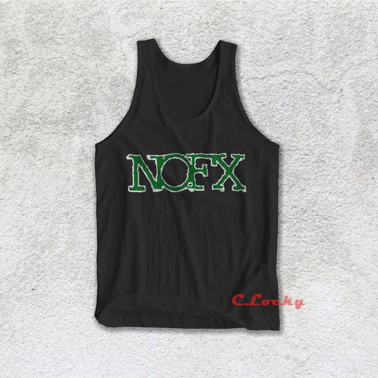 NOFX Band Tank Top Fat Mike Music Band American Punk Rock Skate Punk Ska Punk Music Ban Tank Top