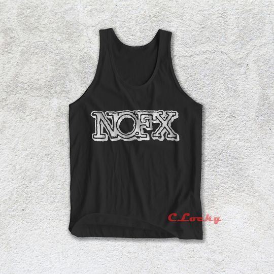 NOFX Band Tank Top Fat Mike Music Band American Punk Rock  Tank Top