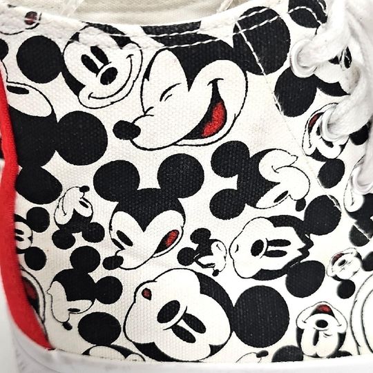 Disney Mickey Mouse Patterned High-Top Sneakers Women