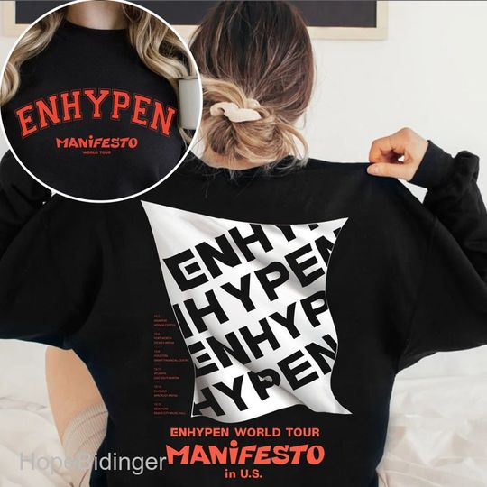Enhypen Manifesto 2022 World Tour Sweatshirt