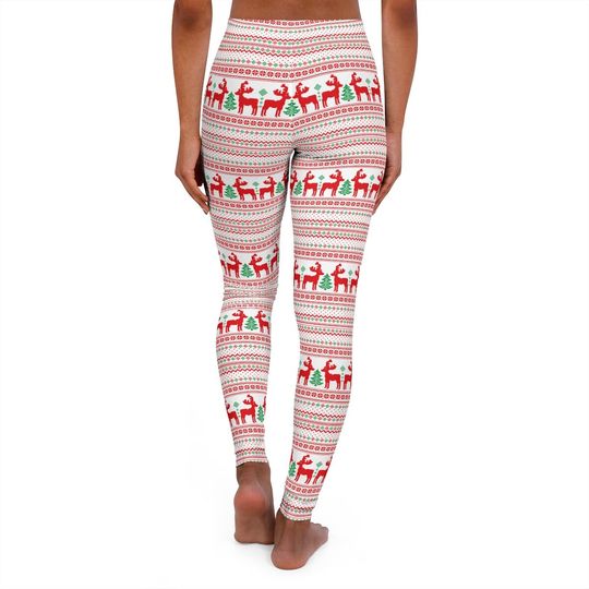 Christmas Leggings, Assorted Holiday And Winter Patterns, Yoga Workout Leggings, Holiday Gift Idea, Women's Ultra Soft Festive Leggi