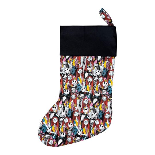 The Nightmare Before Christmas, Christmas Stocking, Christmas Decor, Holiday, Washable