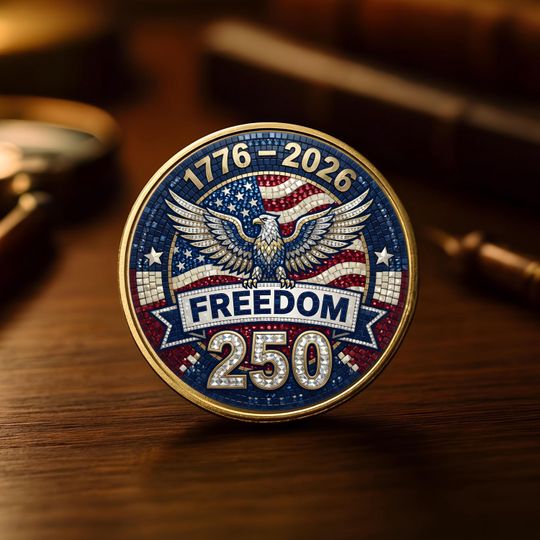 1776-2026, 250TH Anniversary U.S.A. Commemorative Challenge Nickel Coin, USA Coin