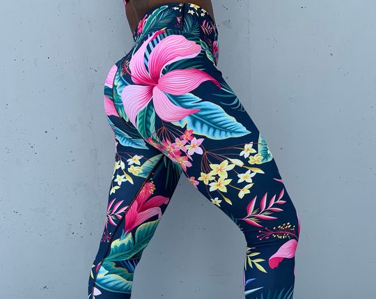 Tropical Floral Leggings