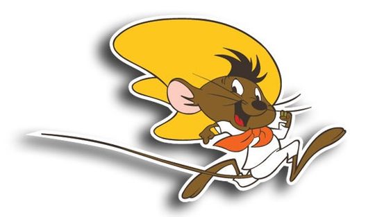 Speedy Gonzales Logo Vinyl Decal / Sticker