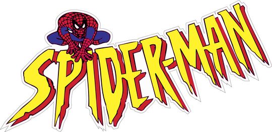 Spiderman 90's Logo  Sticker / Vinyl
