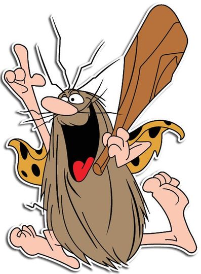 Captain Caveman Sticker / Vinyl