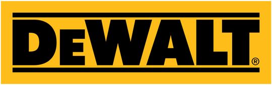 Dewalt Black Text Logo Vinyl Decal / Sticker