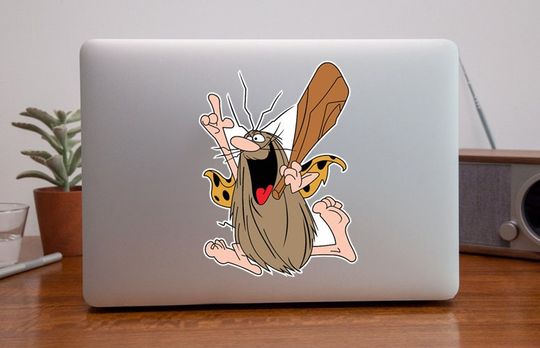 Captain Caveman Sticker / Vinyl
