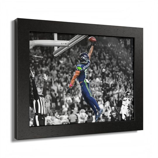 Seattle Seahawks Jaxon Smith-Njigba Dunk Poster Unframed