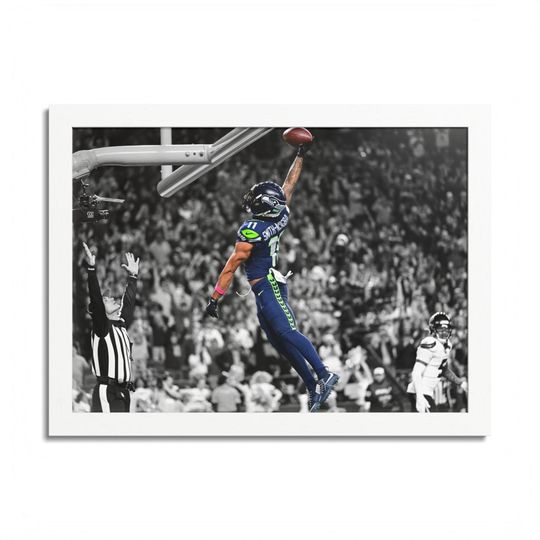 Seattle Seahawks Jaxon Smith-Njigba Dunk Poster Unframed