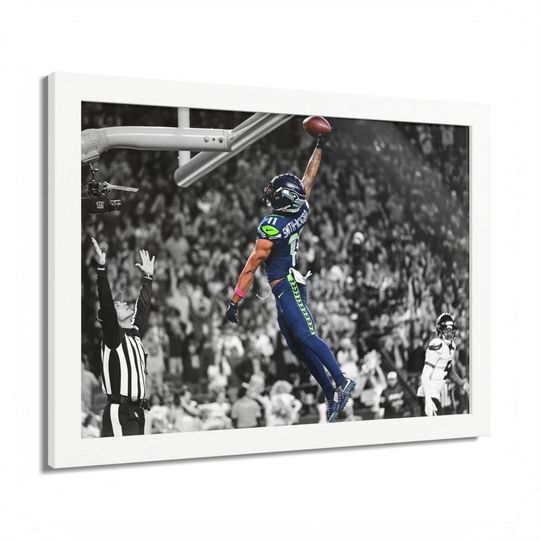 Seattle Seahawks Jaxon Smith-Njigba Dunk Poster Unframed
