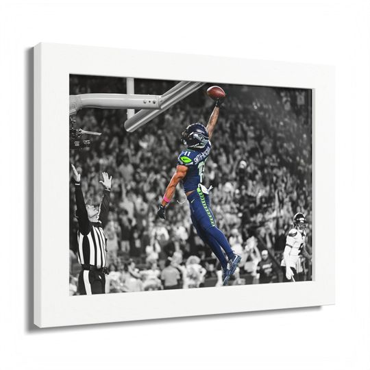 Seattle Seahawks Jaxon Smith-Njigba Dunk Poster Unframed