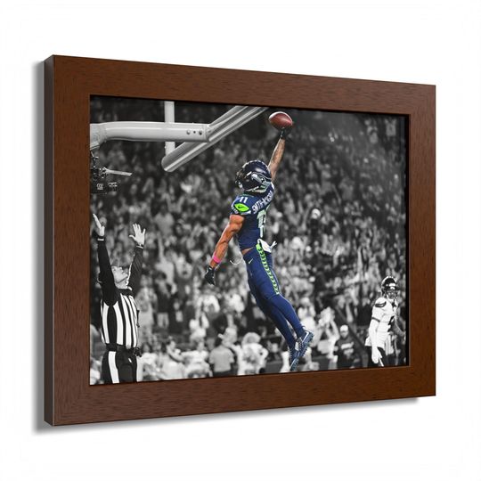 Seattle Seahawks Jaxon Smith-Njigba Dunk Poster Unframed