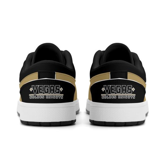 Vegas Golden Knights Low Top Sneakers, NHL Fan Shoes, Gift for Hockey Lovers