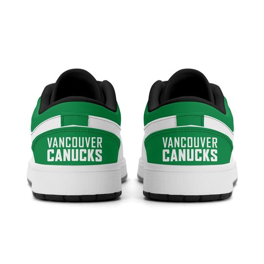 Vancouver Canucks Low Top Sneakers, NHL Fan Shoes, Gift for Hockey Lovers