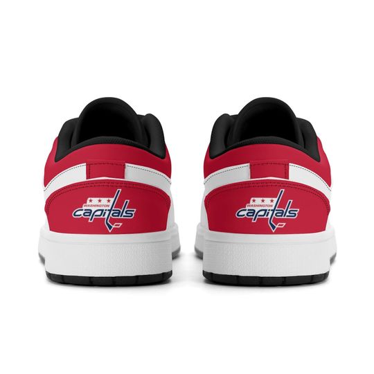 Washington Capitals Low Top Sneakers, NHL Fan Shoes, Gift for Hockey Lovers
