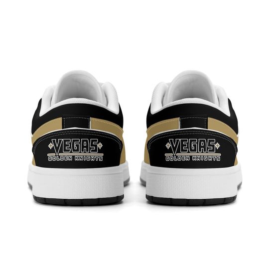 Vegas Golden Knights Low Top Sneakers, NHL Fan Shoes, Gift for Hockey Lovers