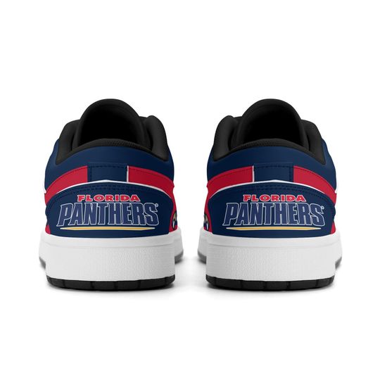 Florida Panthers Low Top Sneakers, NHL Fan Shoes, Gift for Hockey Lovers