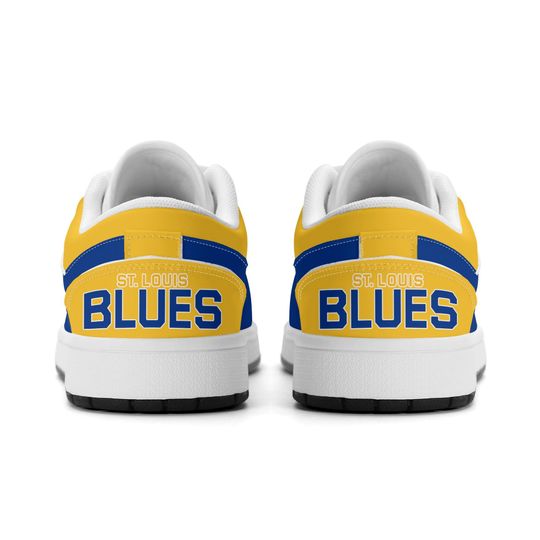 St. Louis Blues Low Top Sneakers, NHL Fan Shoes, Gift for Hockey Lovers