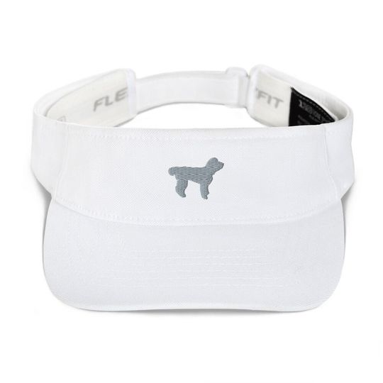 Aussiedoodle Embroidered Sun Visor Hat, Unisex Summer Cap