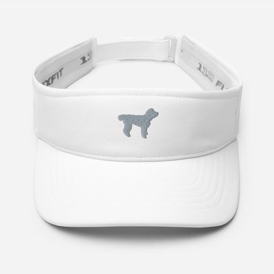 Aussiedoodle Embroidered Sun Visor Hat, Unisex Summer Cap