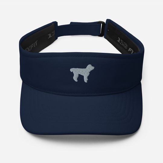 Aussiedoodle Embroidered Sun Visor Hat, Unisex Summer Cap