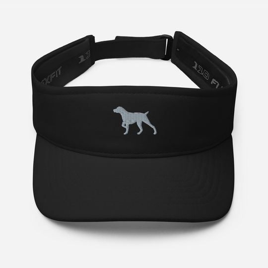 German Pointer Embroidered Sun Visor Hat, Unisex Dog Mom Dad Summer Cap