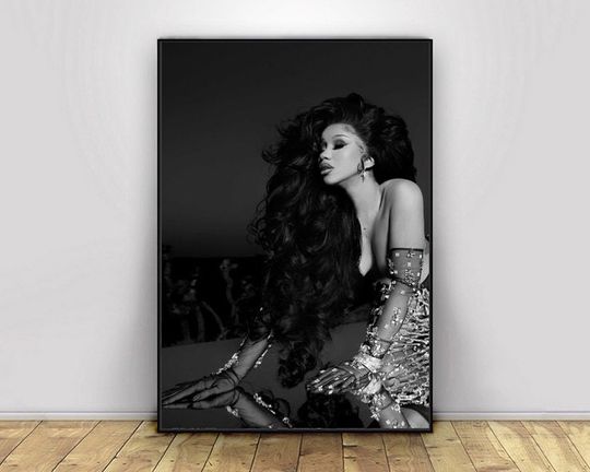 Cardi B Music Singer Poster