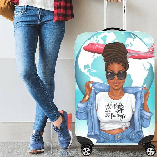 Catch Flights not Feelings Luggage Cover
