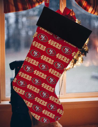 San Francisco 49ers Quilted Christmas Stocking