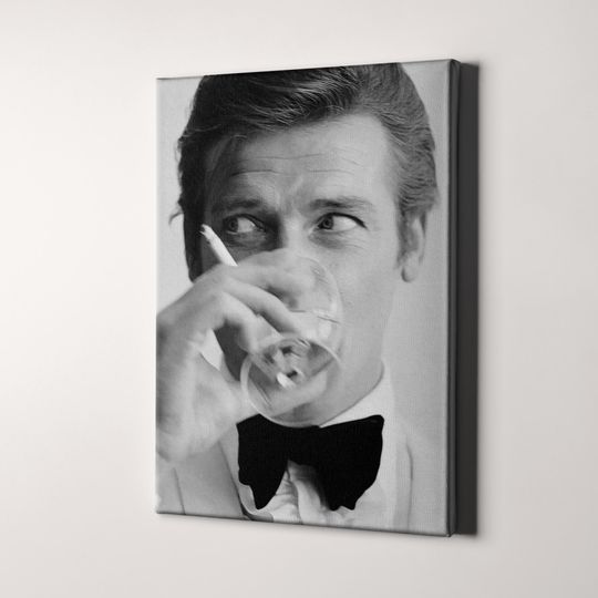 Roger Moore Poster, James Bond Poster