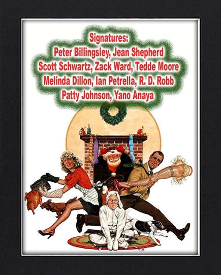 A Christmas Story Signed Movie Poster