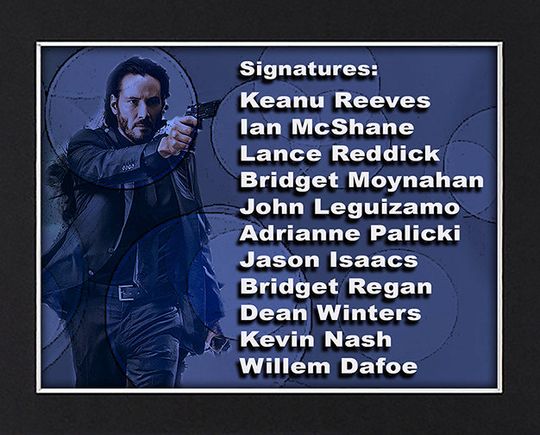 John Wick Signed Movie Poster