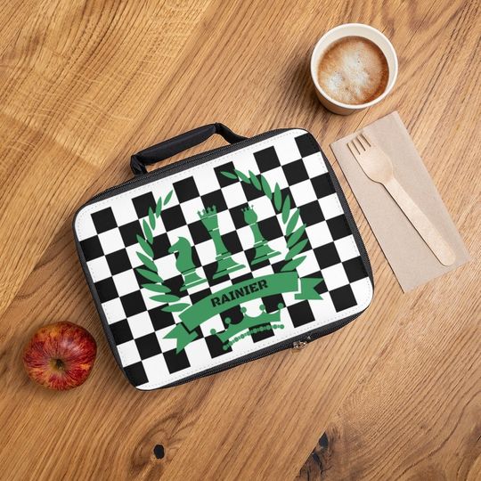 Personalized Chess Kids Lunch Bag, Back to School Lunch bag