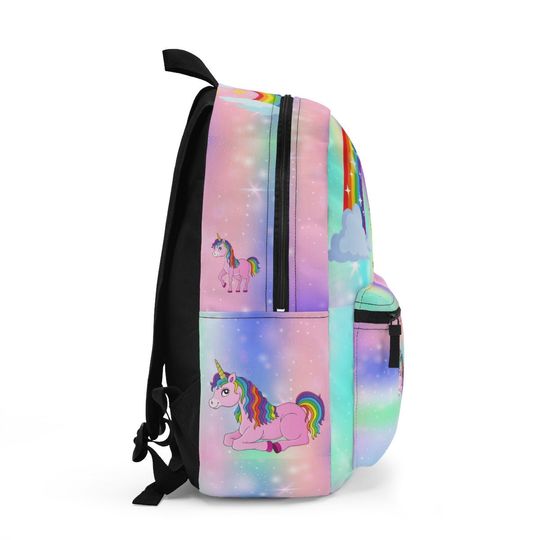 UNICORN  Backpack, Personalized  Back to School Unicorn bag, Durable Lightweight with crisp print image