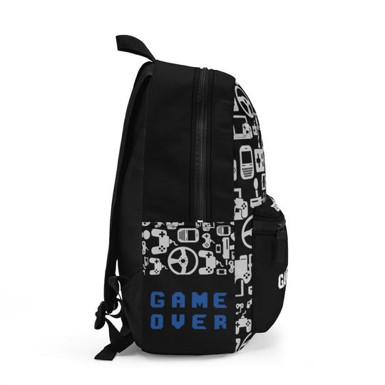 Personalized  Game Over  Backpack holiday gift, Back to school backpack, summer camp, summer vacation backpack