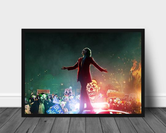 Joker Poster, Joker Wall Art, Joker Movie, Joaquin Phoenix Poster