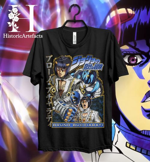 Vintage Bruno Bucciarati Jojo's Bizzare Adventure T-Shirt