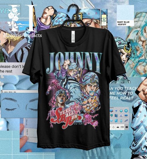 Johnny Joestar Jojo's Bizzare Adventure T-Shirt