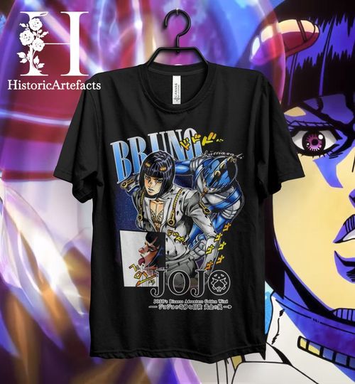 Vintage Bruno Bucciarati Jojo's Bizzare Adventure T-Shirt